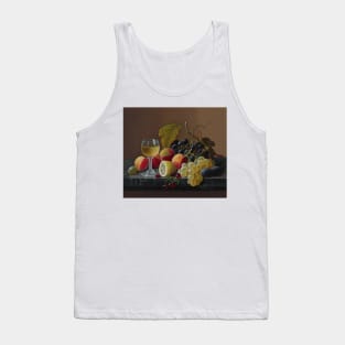 Still Life Of Fruit With Lemon by Severin Roesen Tank Top